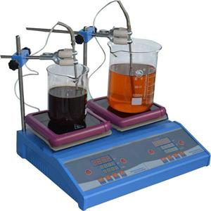 CTZB2 Intelligent Digital Display Ceramic Top 2-position Hotplate stirrer ,Up to 400 degree, 2000r